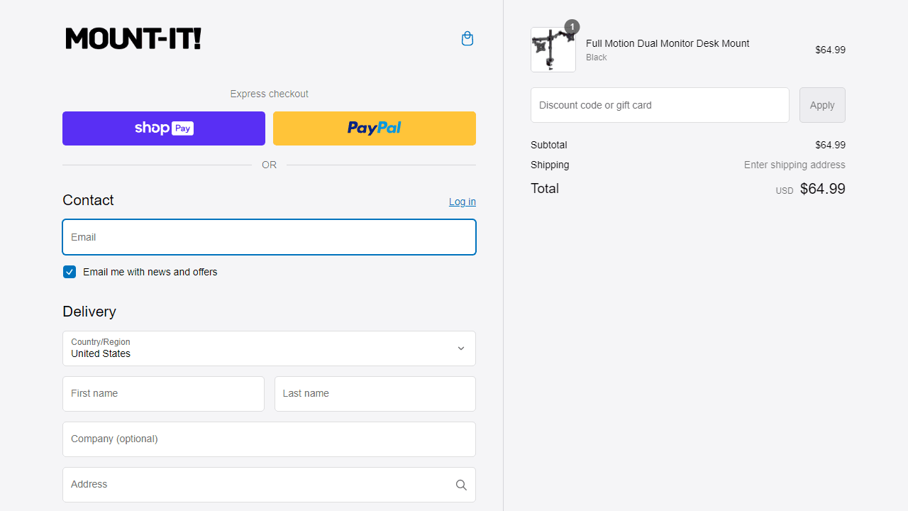 How to apply Mount It coupon code